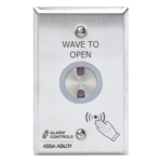 ALARM CONTROLS-ASSA ABLOY NTS-1 – Botón de Salida Sin Contacto / Sensor de Proximidad 10 cm (4") / Relevador SPDT / Temporizador 1-35 s / Acero Inoxidable / Intemperie