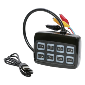 SIGNALPRO SP007 – Programador de Luces Auxiliares / Programación Simultánea Múltiple / 12-24 VDC / Panel Portátil / -20°C a 50°C