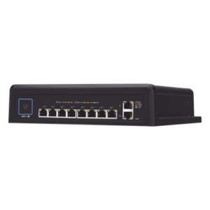 UBIQUITI USW-INDUSTRIAL – Switch industrial UniFi PoE de 10 puertos Gigabit (8 x 802.3bt y 2 x Ethernet) para temperaturas extremas
