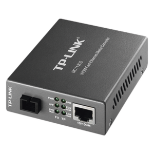 TP-LINK MC112CS – Convertidor de Medios WDM / Fibra Monomodo SC / 20 km (12.4 mi) / 10/100 Mbps / Longitud de Onda 1310/1550 nm / Plug and Play