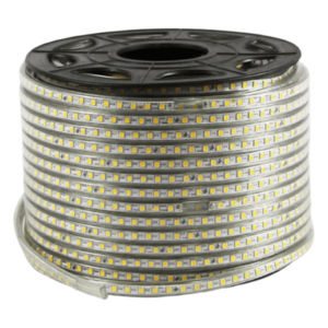 JWJ JUML-2835-01B – Manguera LED / 50 m / 164 ft / IP65 / Blanco / 120° / 100 cm corte
