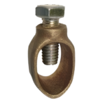 TOTAL GROUND TG-SC – Conector de Tierra Física / Varilla hasta 3/4" / Cable 1/0 AWG / Bronce / Baja Resistencia Eléctrica / Jaula de Faraday