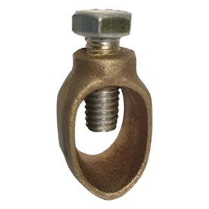 TOTAL GROUND TG-SC – Conector de Tierra Física / Varilla hasta 3/4" / Cable 1/0 AWG / Bronce / Baja Resistencia Eléctrica / Jaula de Faraday