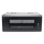 LINKEDPRO SR1904LH3GA – Gabinete de Pared 4U / 19" / Profundidad 455 mm / Cristal Templado / 80 kg / Interior