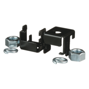 PANDUIT F2PCLB58 – Soporte para Charola Tipo Escalerilla / Rieles 3/8" x 1-1/2" o 3/8" x 2" / Varilla Roscada 5/8" / Acero Negro