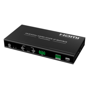 EPCOM TITANIUM TTMOIPTX – Extensor HDMI sobre IP / Transmisor / 4K@60Hz / 120 m (394 ft) / HDMI 2.0 / HDCP 2.2 / PoE / RS-232 / IR Bidireccional / Multicast