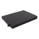 SIEMON LVE-1U-MS-C01A – Distribuidor de Fibra Óptica de Alta Densidad / 96 Fibras / 1 UR / 19 Pulgadas / 4 Placas Adaptadoras Modulares