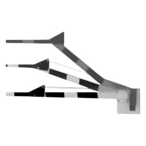 DKS DOORKING 1601-384 – Brazo de madera articulado / 3.35 m (11 ft) / 0.76 m (2.5 ft) / Compatible barreras 1600