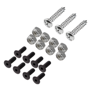 AccessPRO PRO-BL300T – Kit de Instalación para Chapa Magnética / 19 Piezas / Tornillos Socket Flat 6/32 / Tuercas Insertables 6/32 / Tornillos Busca Rosca 8 x 3/4
