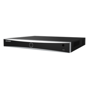 HIKVISION DS-7632NXI-K2/16P/VPRO – NVR IP / 32 Canales / 12 Megapixel (4K) / 16 Puertos PoE+ / Reconocimiento Facial / AcuSense / 2 Bahías HDD / HDMI 4K / Alcance PoE 300 m (984.3 ft)
