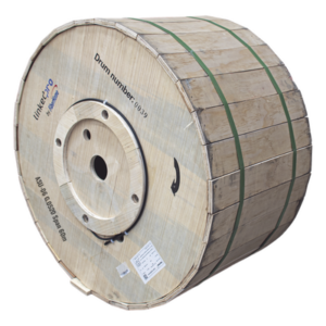LINKEDPRO BY FIBERHOME MINI-ADSS-08C-S60/4KM – Carrete de 4 km de Fibra Óptica Aérea Mini ADSS (ASU) G.652D, Monomodo de 8 Hilos, Exterior, Span 60, Loose Tube, Preformado Compatible: LP-RP0406