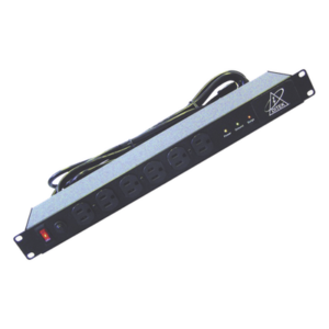 DITEK DTK-RMAC12 – Protector de Rack 1U / 12 Salidas NEMA 5-15P / 120 VCA 15 A / Supresión EMI/RFI / 90 kA / 1.58 x 3.74 x 17.01 in