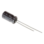 SYSCOM 0100M0016V – Capacitor Electrolítico de Aluminio / 100 µF / 16 Vcc / Radial / 105 °C / 5 x 11 mm