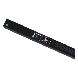 PANDUIT P16D20G – PDU Monitoreable / 16 Salidas NEMA 5-20R / Entrada NEMA 5-15P / Vertical / 120 Vca / 15 A / Cable 3 m (9.8 ft) / Rango 10°C a 60°C