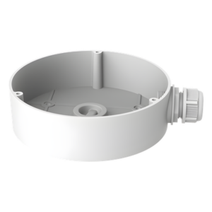 HIKVISION DS-1280ZJ-DM45 – Caja de Conexión para Domo / TurboHD 8MP (4K) / Aluminio Anticorrosión / IP66 / Exterior / 140 x 40 mm