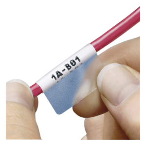 PANDUIT S075X125YAJ – Etiquetas Auto-Laminadas / 2500 Piezas / Láser-Inyección de Tinta / 3 a 7.1 mm (0.12 a 0.28 in) / 12-10 AWG / Poliéster / -54°C a 107°C