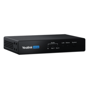 YEALINK AV-BRIDGE – Procesador de Audio / 4x4 Dante / USB AV / PoE / 24-bit 48kHz / 5.9x3.9x1.1 pulgadas