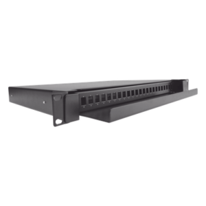 LINKEDPRO BY EPCOM LP-ODF-8002 – Distribuidor de Fibra Óptica Deslizable / Vacío / 19 Pulgadas (48.26 cm / 1.58 pies) / 1U / 24 Puertos / Profundidad 357 mm