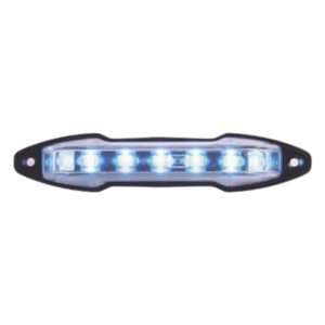 EPCOM INDUSTRIAL SIGNALING XLTA15B – Luz auxiliar LED / 9 LED azul / 180° / 12-24 VCC / 131x29x30 mm / 0.8 A / IP exterior-interior