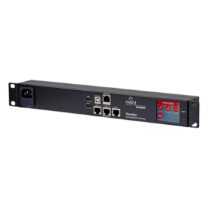 HOFFMAN 11079-001 – Gateway de Monitoreo Ambiental / 48 Sensores / 3 Puertos / 40 m (131.2 ft) por Puerto / 1U Rack / 1 GbE / LCD Táctil