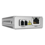 ALLIED TELESIS AT-MMC2000/LC-960 – Convertidor de Medios / Gigabit Ethernet a Fibra Óptica / Multimodo LC / 220 a 500 m (721.8 a 1640.4 ft) / Auto MDI/MDIX / Jumbo Frames 10K
