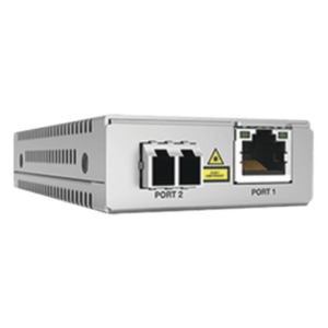ALLIED TELESIS AT-MMC2000/LC-960 – Convertidor de Medios / Gigabit Ethernet a Fibra Óptica / Multimodo LC / 220 a 500 m (721.8 a 1640.4 ft) / Auto MDI/MDIX / Jumbo Frames 10K