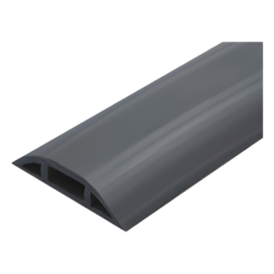 THORSMAN FLEXIDUCTHO-BK – Canaleta flexible / PVC auto-extinguible / Media caña / 2.5m (8.2 pies) / 100kg carga / Área 305mm²