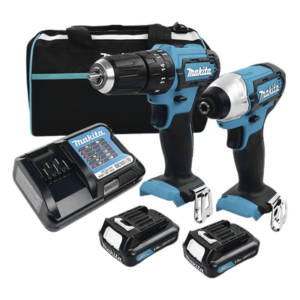 MAKITA DLX2131SY – Kit Rotomartillo y Atornillador de Impacto / 18V Li-Ion / 2 Baterías 1.5 Ah / Carga 22 min / Sistema LXT