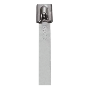 PANDUIT IMLT51H-L – Brida de Acero Inoxidable / Servicio Pesado / 201 mm (7.9 in) x 7.9 mm / 890 N / 538 °C (1000 °F) / Paquete 50 pz