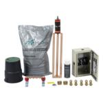 TOTAL GROUND KIT-MASTER-45K-V2 – Kit de Puesta a Tierra / Electrodo Magnetoactivo 50 x 11.5 cm / Capacidad 45 A / Resistencia < 2 Ω / NEMA 4 / Sin Mantenimiento 20 Años