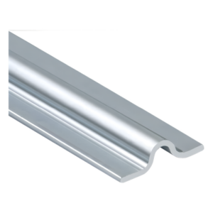 COMUNELLO 1020-1505-001 – Guía de Piso Sobrepuesta / Acero Galvanizado / 3 m (9.84 ft) / 1.55 kg/m / Puertas Corredizas Industriales