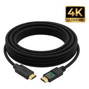 KRAMER CA-HM-66 – Cable HDMI Activo / 4K@60Hz 4:4:4 / 18 Gbps / 20 m (66 ft) / HDR / Triple Blindaje / K-Lock / UL CL3/FT4
