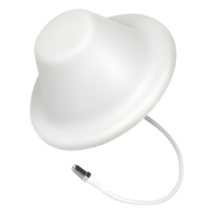 WilsonPRO / weBoost 304-419 – Antena Domo Interior / 698-960/1710-2700 MHz / 2-4 dBi / 75 Ohm / Conector F Hembra / 7.3" x 3.3" (185 x 85 mm)