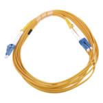 LINKEDPRO BY EPCOM LP-FO-LCU-LCU-03 – Jumper de Fibra Óptica / Monomodo 9/125 / LC/UPC-LC/UPC / PVC 2.0 mm / Dúplex / Amarillo / 3 m (9.84 ft)