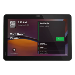 JABRA SCHEDULER-JABRA – Panel de Programación de Salas / Pantalla Táctil 10.1" / Resolución 1920x1200 / Android 13 / PoE IEEE 802.3af / Wi-Fi 802.11ac / Bluetooth 5.2 / Certificado Microsoft Teams y Zoom Rooms / Barras LED de Disponibilidad / Montaje Flexible