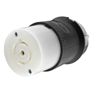 HUBBELL HUB-HBL-2513 – Conector Industrial con Bloqueo de Media Vuelta / 20 A / 120/208 V CA / 4 Polos 5 Hilos / NEMA L21-20R / 3.86 in (98.04 mm) Alto