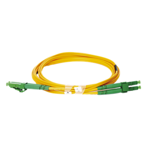 LINKEDPRO BY EPCOM LP-SM2-LCA-LCA-S2 – Jumper de Fibra Óptica / Monomodo 9/125 / LC/APC Duplex / PVC 2.0 mm / 2 m (6.56 pies) / Amarillo