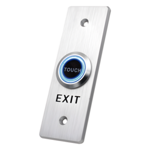 ACCESSPRO ACCESS840 – Botón de Salida / Perfil Delgado / Contacto NO/COM/NC / Táctil / Aluminio / 24VCC 3A
