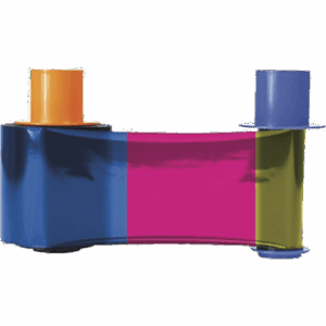 HID 045631 – Ribbon para Impresora de Tarjetas / Full Color YMCKOK / 600 Impresiones / Resina y Sublimación