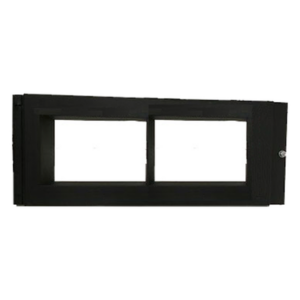 NOTIFIER DP-GDIS1 – Placa de Revestimiento / Anunciador Gráfico 10 Pulgadas / Gabinete CAB-4 Fila Superior / Color Negro / UL 864 10ª Edición