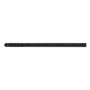 CYBERPOWER PDU30BVHVT20F – PDU Básico para Distribución de Energía, Entrada 200-230 Vca NEMA L6-30P, Con 16 Tomas C13 y 4 C19, de Instalación Vertical, 30 Amp, 220 Vca