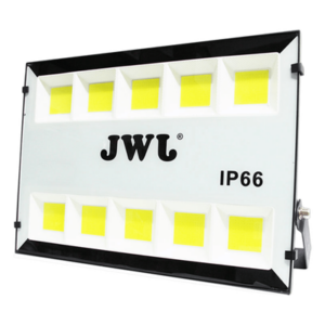 JWJ JLREC-200 – Reflector LED Ultradelgado / 200 W / 390 x 335 mm / 110-240 V CA / 6500 K / 120° / IP65 / 1.28 x 1.10 pies