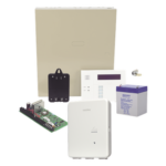 HONEYWELL HOME RESIDEO VISTA48/IPCOM – Kit Panel de Alarma IP / 48 Zonas / 40 Inalámbricas y 8 Alámbricas / 3 Particiones / Comunicador IP / Teclado Alfanumérico con Receptor 6160RF