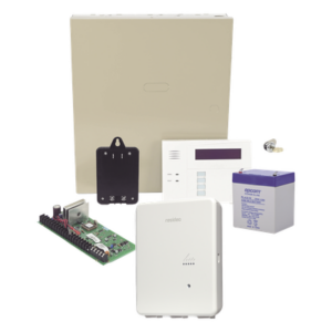 HONEYWELL HOME RESIDEO VISTA48/IPCOM – Kit Panel de Alarma IP / 48 Zonas / 40 Inalámbricas y 8 Alámbricas / 3 Particiones / Comunicador IP / Teclado Alfanumérico con Receptor 6160RF