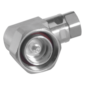 ANDREW / COMMSCOPE F4DR-C – Conector RF DIN 7-16 Macho / Ángulo Recto / 0-7500 MHz / 15.6 kW Pico / IP68 / 1/2 pulgada