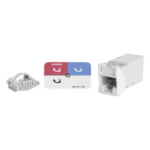 SIEMON Z6-02 – Jack UTP Categoría 6 / Montaje Híbrido Plano y Angulado / Terminación Z-Tool / Control de Ruido Interno / Color Blanco
