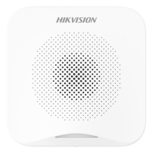 HIKVISION DS-PS201-WB – Sirena Interior / Volumen 80-95 dB / 4 Tipos Alarma / Duración 10 s - 15 min / Autonomía 2 Años