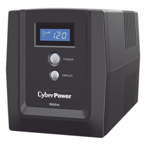 CYBERPOWER OM1500ATLCD – UPS de 1500 VA/900 W, Topología Línea Interactiva, Entrada 120 Vca NEMA 5-15P, y 8 Salidas NEMA 5-15R, Con Regulador de Voltaje (AVR)