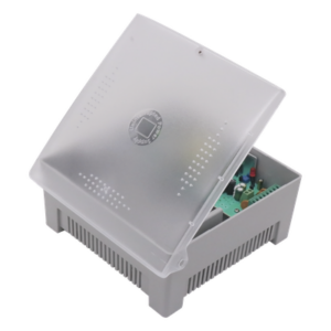 EPCOM POWERLINE PS12DC4P – Fuente de Poder con Gabinete / 4 Salidas / 11-15 Vcc / 5 A / Entrada 96-264 Vca / Protección Sobrecorriente y Cortocircuito / LED Estado