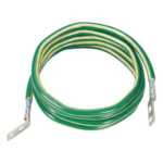 PANDUIT GJ696UH – Jumper para Aterrizaje de Equipos / 6 AWG / 2.4 m (7.9 ft) / Terminal 45° y Terminal Recta / Cobre / TIA-607-C